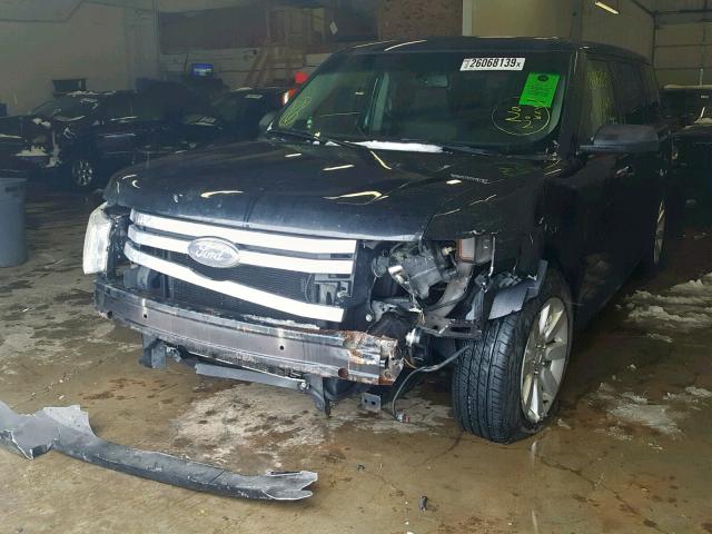 2FMDK51C79BA66067 - 2009 FORD FLEX SE BLACK photo 2