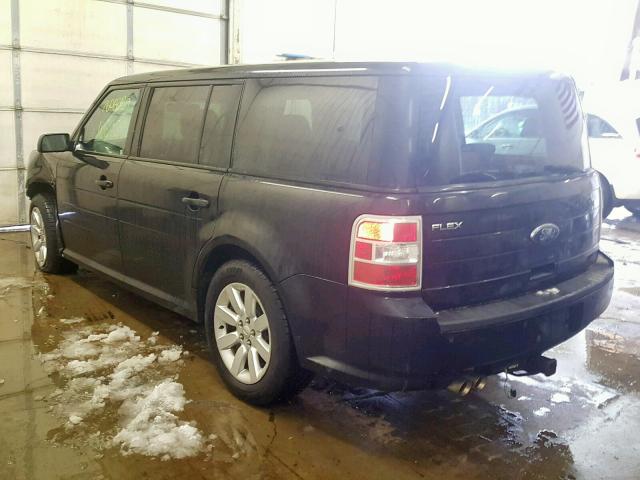 2FMDK51C79BA66067 - 2009 FORD FLEX SE BLACK photo 3