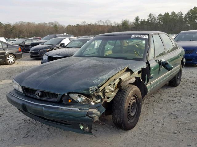 1G2HX52K0S4209619 - 1995 PONTIAC BONNEVILLE GREEN photo 2