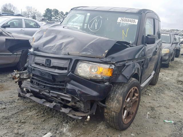 5J6YH189X7L014821 - 2007 HONDA ELEMENT SC BLACK photo 2