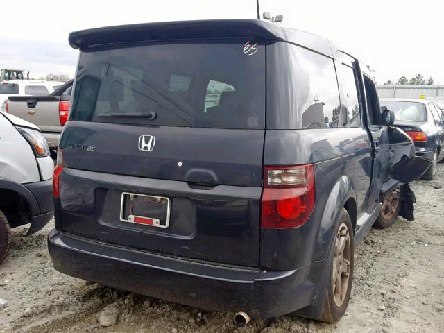 5J6YH189X7L014821 - 2007 HONDA ELEMENT SC BLACK photo 4