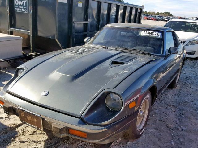 JN1HZ04S4CX441116 - 1982 DATSUN 280ZX GRAY photo 2