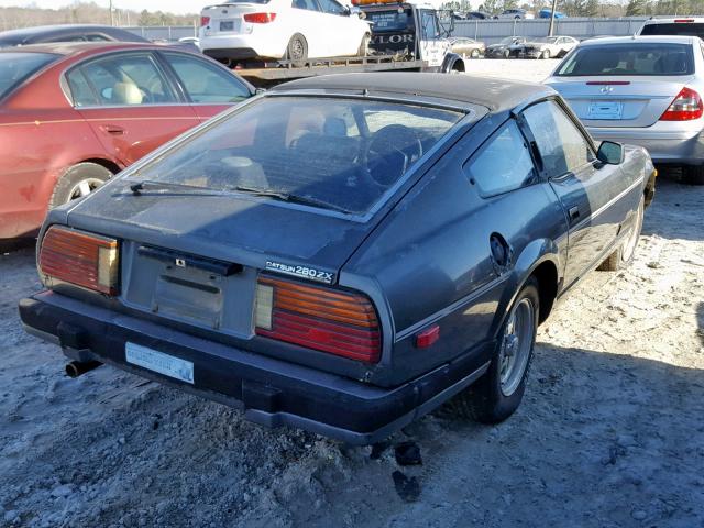 JN1HZ04S4CX441116 - 1982 DATSUN 280ZX GRAY photo 4