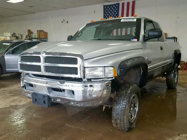 1B7KF23651J614184 - 2001 DODGE RAM 2500 SILVER photo 2