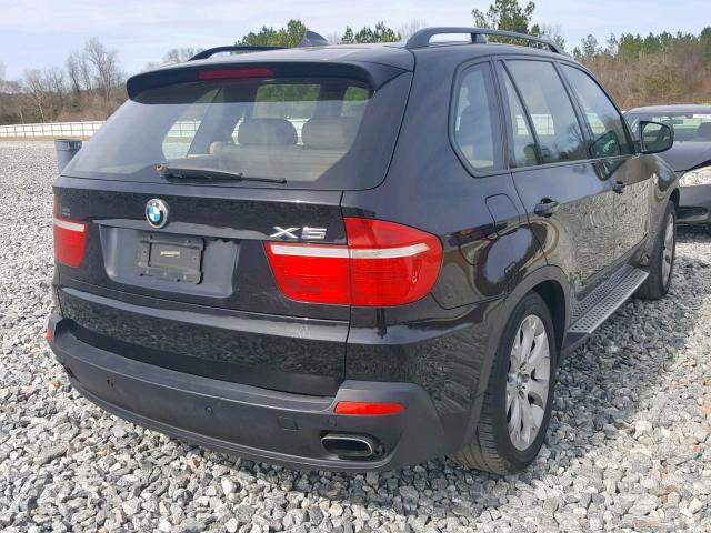 5UXFE83579L308262 - 2009 BMW X5 XDRIVE4 BLACK photo 4