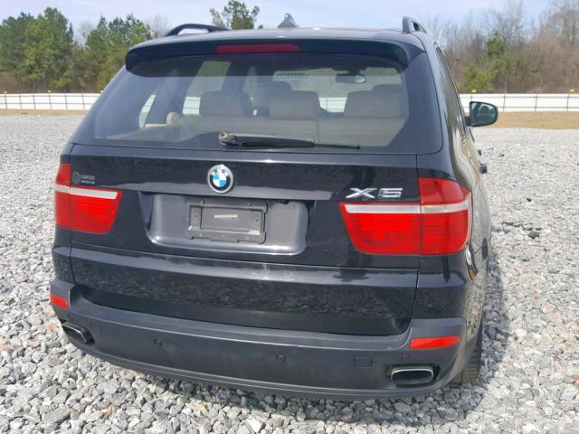 5UXFE83579L308262 - 2009 BMW X5 XDRIVE4 BLACK photo 9