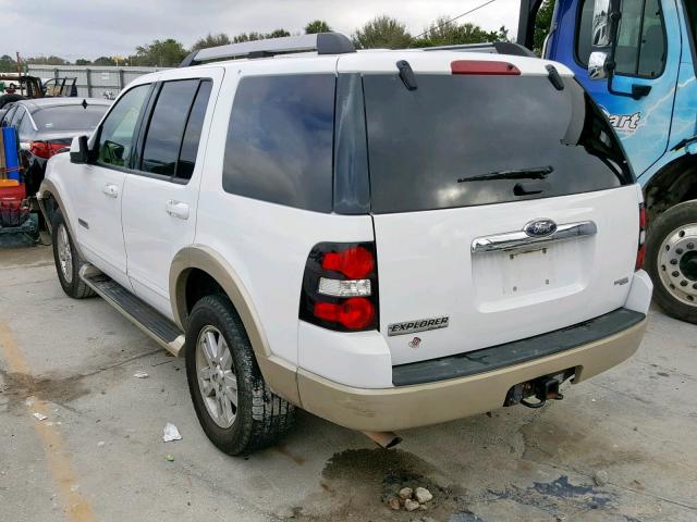 1FMEU64E46UB46336 - 2006 FORD EXPLORER E WHITE photo 3