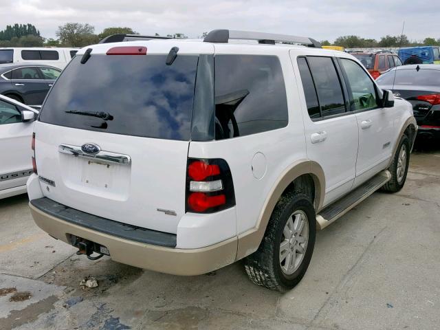 1FMEU64E46UB46336 - 2006 FORD EXPLORER E WHITE photo 4