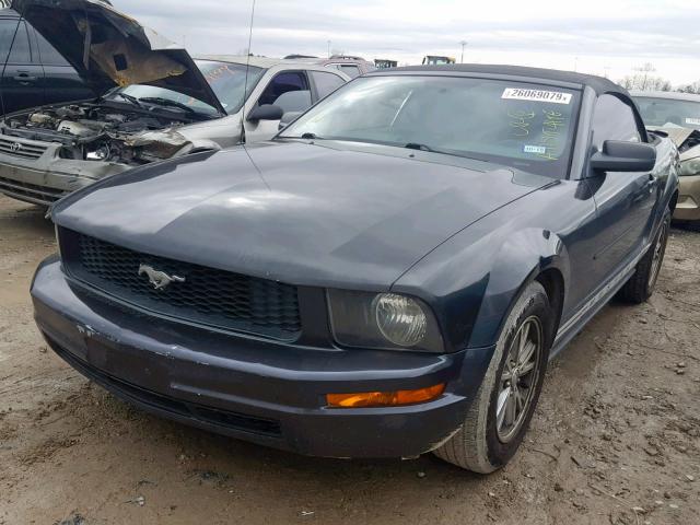 1ZVHT84N385143342 - 2008 FORD MUSTANG BLACK photo 2