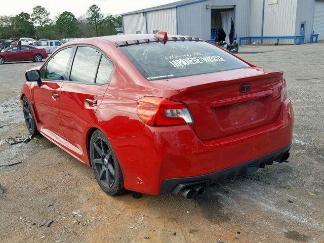 JF1VA1J62F9837256 - 2015 SUBARU WRX LIMITE RED photo 3