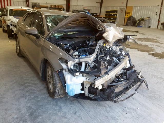 3FA6P0G7XFR274863 - 2015 FORD FUSION S GOLD photo 1