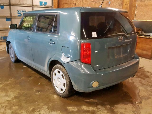JTLKE50E181017600 - 2008 TOYOTA SCION XB Көк фото 3