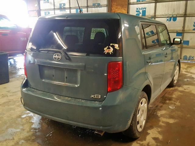 JTLKE50E181017600 - 2008 TOYOTA SCION XB Көк фото 4