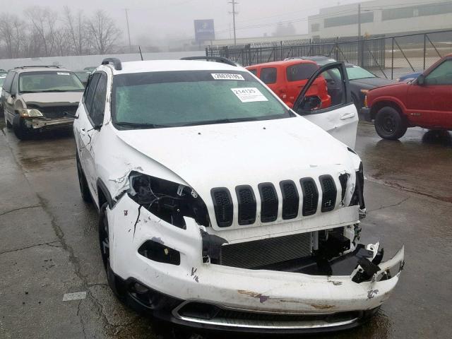 1C4PJLCB4JD563492 - 2018 JEEP CHEROKEE L WHITE photo 1