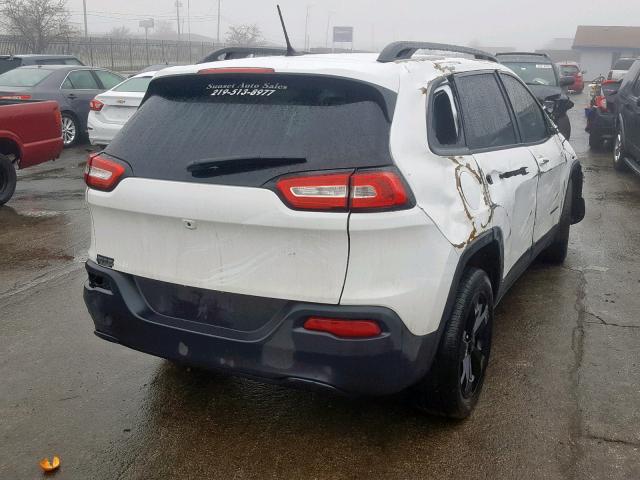 1C4PJLCB4JD563492 - 2018 JEEP CHEROKEE L WHITE photo 4