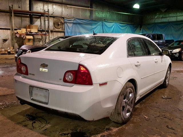1G1ZH57BX94224900 - 2009 CHEVROLET MALIBU 1LT WHITE photo 4
