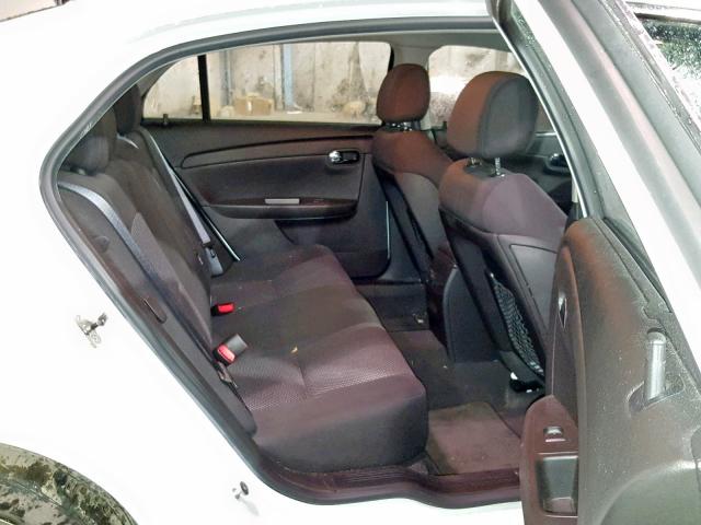 1G1ZH57BX94224900 - 2009 CHEVROLET MALIBU 1LT WHITE photo 6
