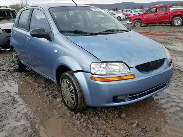 KL1TD66617B753168 - 2007 CHEVROLET AVEO BASE Көк фото 1