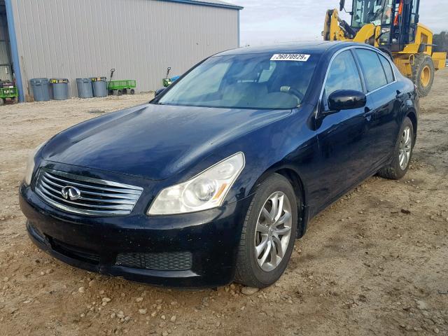 JNKBV61E18M217793 - 2008 INFINITI G35 BLACK photo 2