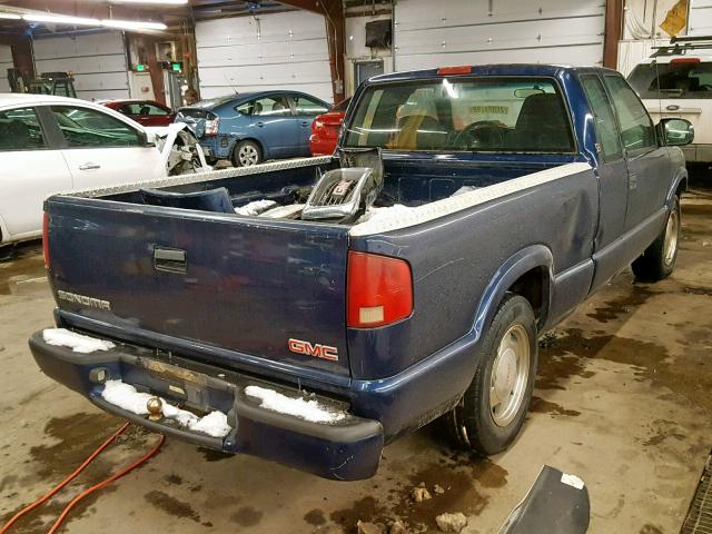 1GTCS19X038173617 - 2003 GMC SONOMA BLUE photo 4