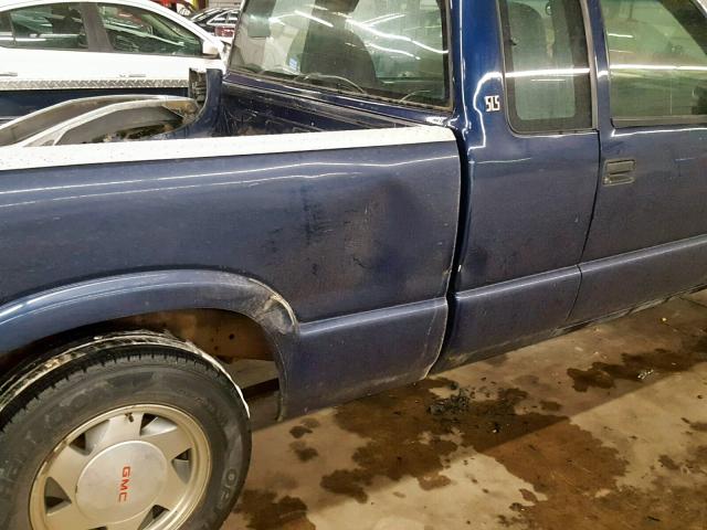 1GTCS19X038173617 - 2003 GMC SONOMA BLUE photo 6