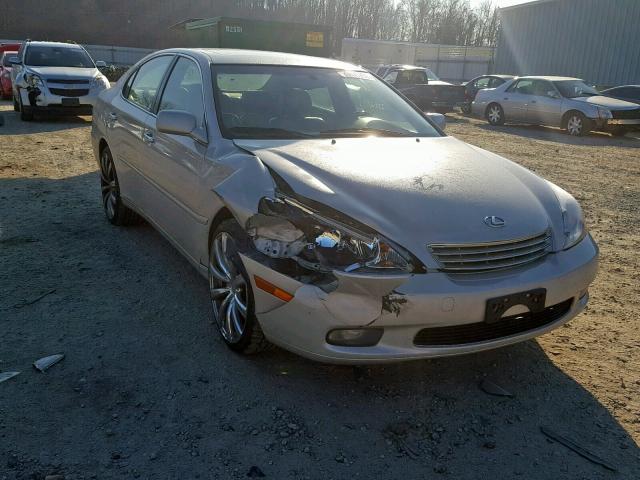 JTHBA30G045009664 - 2004 LEXUS ES 330 SILVER photo 1