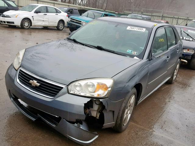 1G1ZT61896F252012 - 2006 CHEVROLET MALIBU MAX GREEN photo 2