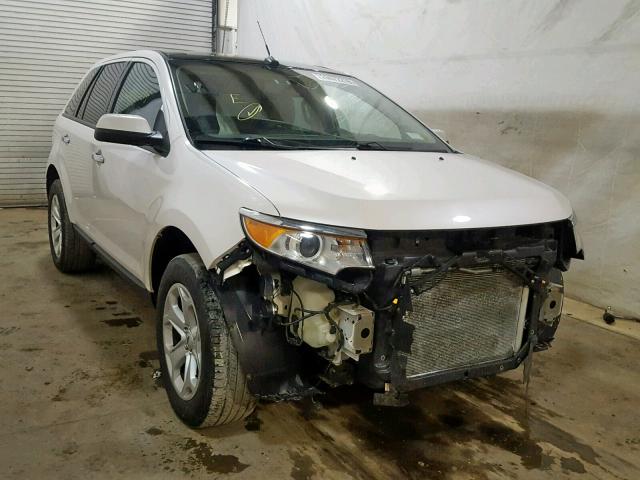 2FMDK4JC7BBB65746 - 2011 FORD EDGE SEL WHITE photo 1