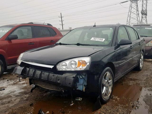 1G1ZU53886F211018 - 2006 CHEVROLET MALIBU LTZ BLACK photo 2