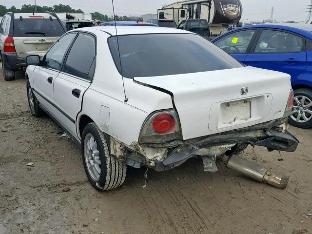 1HGCD5524SA151348 - 1995 HONDA ACCORD DX WHITE photo 3