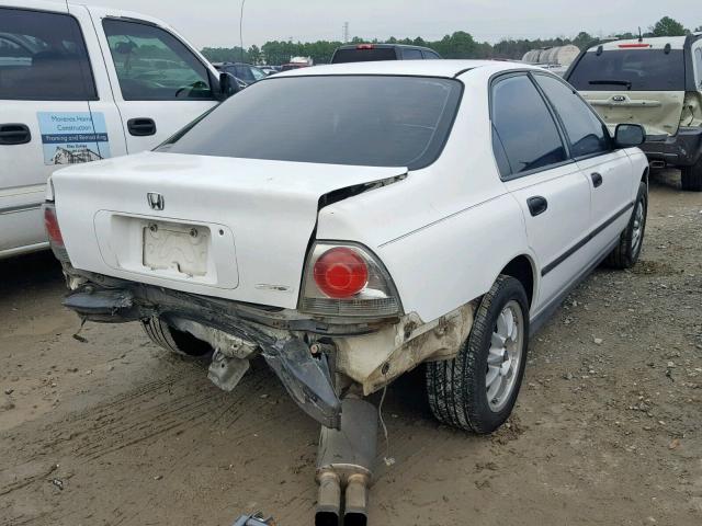 1HGCD5524SA151348 - 1995 HONDA ACCORD DX WHITE photo 4