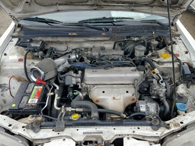 1HGCD5524SA151348 - 1995 HONDA ACCORD DX WHITE photo 7