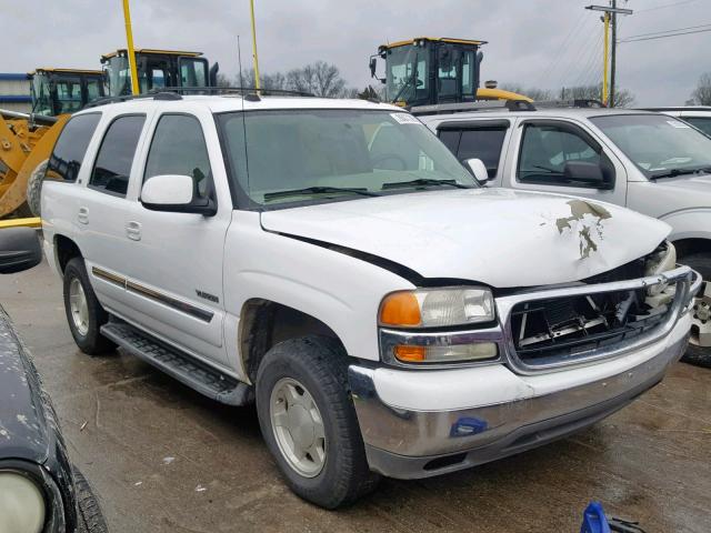 1GKEC13T15R158802 - 2005 GMC YUKON WHITE photo 1