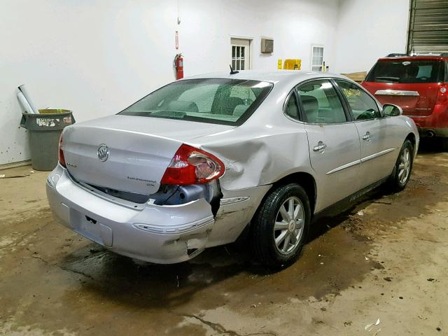 2G4WC582391269398 - 2009 BUICK LACROSSE C SILVER photo 4