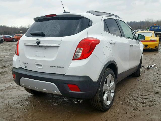 KL4CJASB5GB674197 - 2016 BUICK ENCORE WHITE photo 4