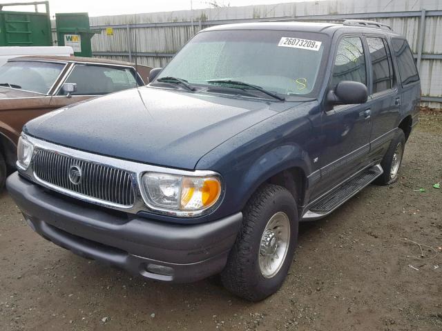 4M2ZU55P8WUJ21529 - 1998 MERCURY MOUNTAINEE BLUE photo 2