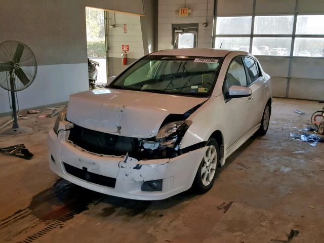 3N1AB6AP6BL629865 - 2011 NISSAN SENTRA 2.0 WHITE photo 2