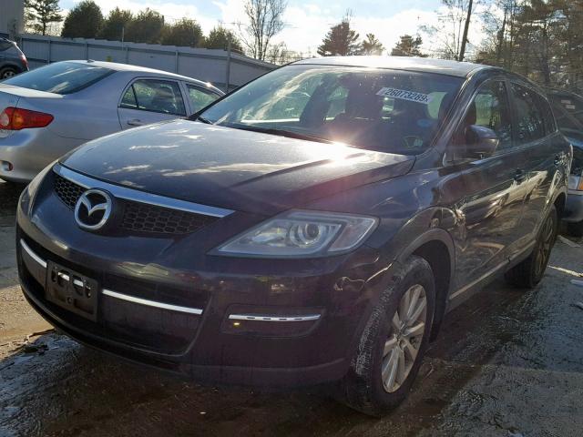 JM3TB38A090172796 - 2009 MAZDA CX-9 BLACK photo 2