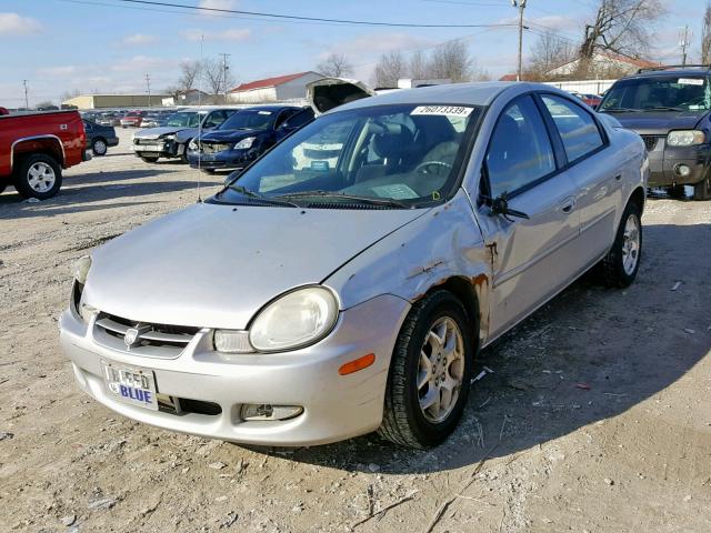 1B3ES56C72D659446 - 2002 DODGE NEON ES SILVER photo 2