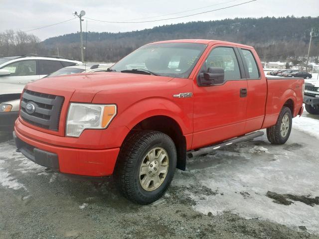 1FTFX1EF5BFD33397 - 2011 FORD F150 SUPER RED photo 2