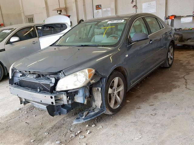 1G1ZJ57B48F208490 - 2008 CHEVROLET MALIBU 2LT GRAY photo 2