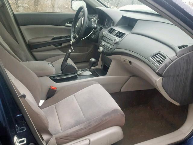 JHMCP26409C015073 - 2009 HONDA ACCORD LXP BLUE photo 5