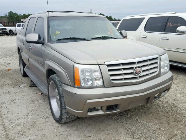 3GYEK63NX2G267746 - 2002 CADILLAC ESCALADE E GRAY photo 1