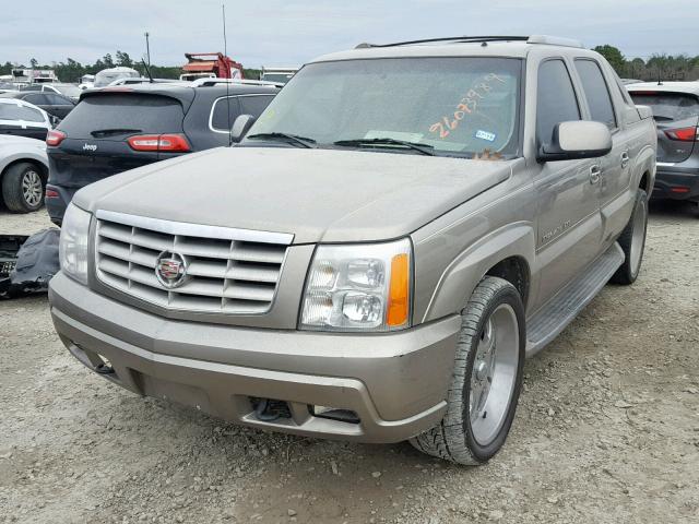 3GYEK63NX2G267746 - 2002 CADILLAC ESCALADE E GRAY photo 2