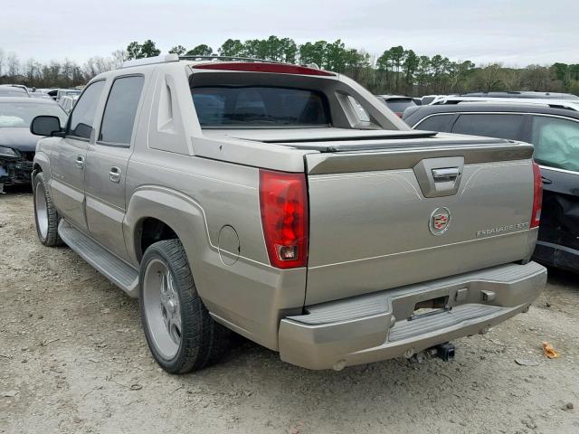 3GYEK63NX2G267746 - 2002 CADILLAC ESCALADE E GRAY photo 3