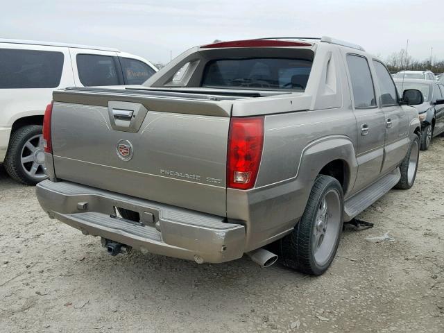 3GYEK63NX2G267746 - 2002 CADILLAC ESCALADE E GRAY photo 4