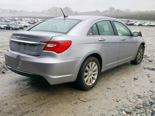 1C3CCBBB4DN764977 - 2013 CHRYSLER 200 TOURIN SILVER photo 4