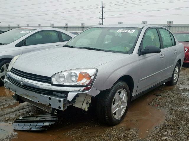 1G1ZT52855F120341 - 2005 CHEVROLET MALIBU LS SILVER photo 2