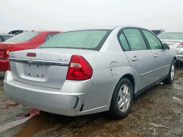 1G1ZT52855F120341 - 2005 CHEVROLET MALIBU LS SILVER photo 4