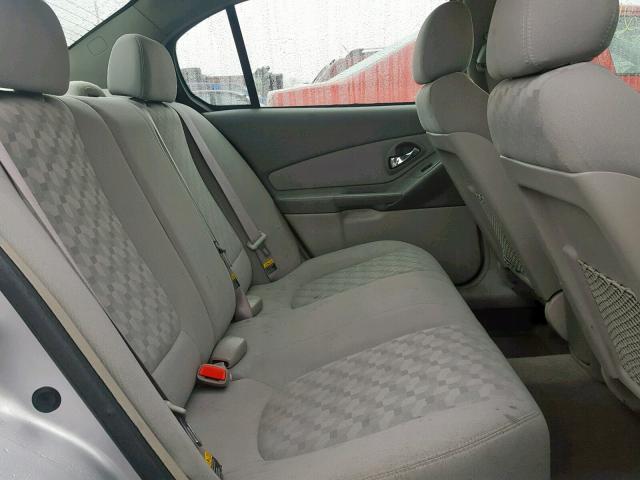 1G1ZT52855F120341 - 2005 CHEVROLET MALIBU LS SILVER photo 6